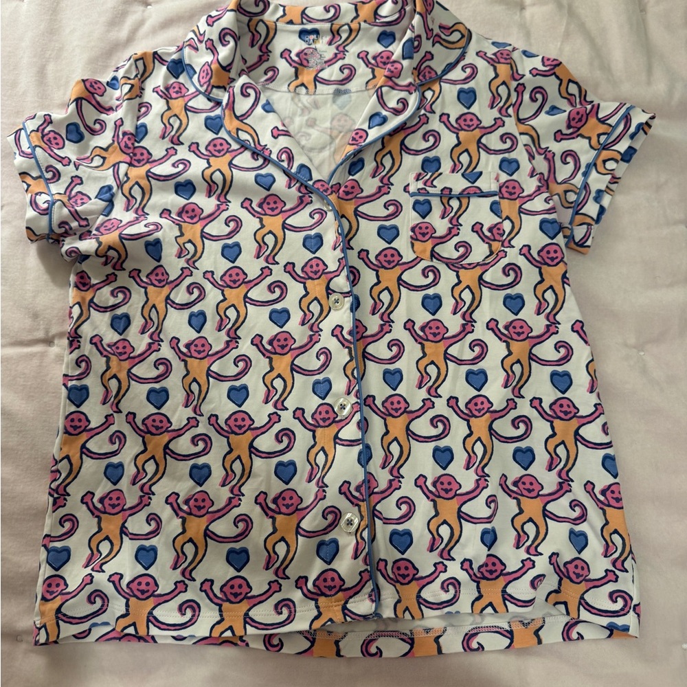 Roller Rabbit Lovely Heart Pima Cotton Pajama Set